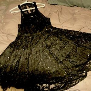 Torrid Black Lace Halter Fashion dress